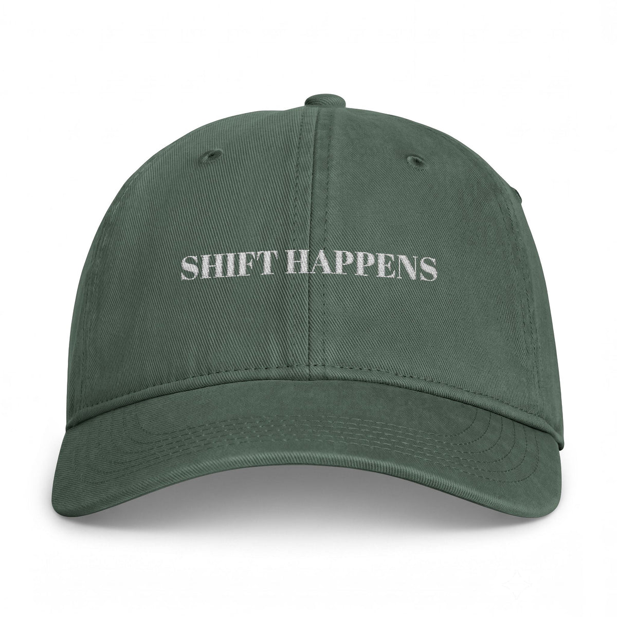 SHIFT HAPPENS Coastal Washed Cap