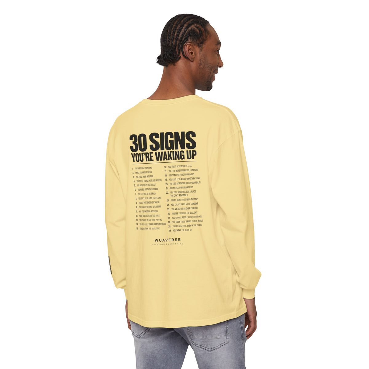 30 Signs You’re Waking Up Long Sleeve Tee