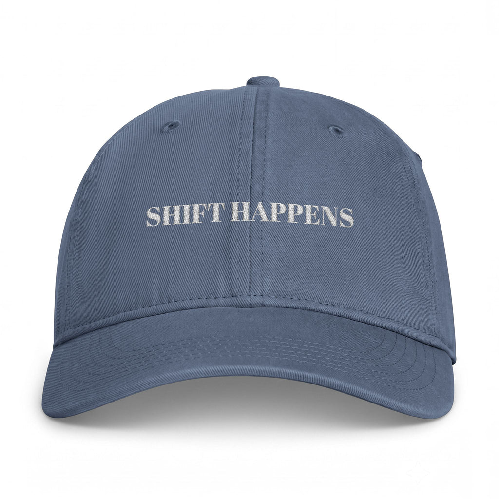 SHIFT HAPPENS Coastal Washed Cap