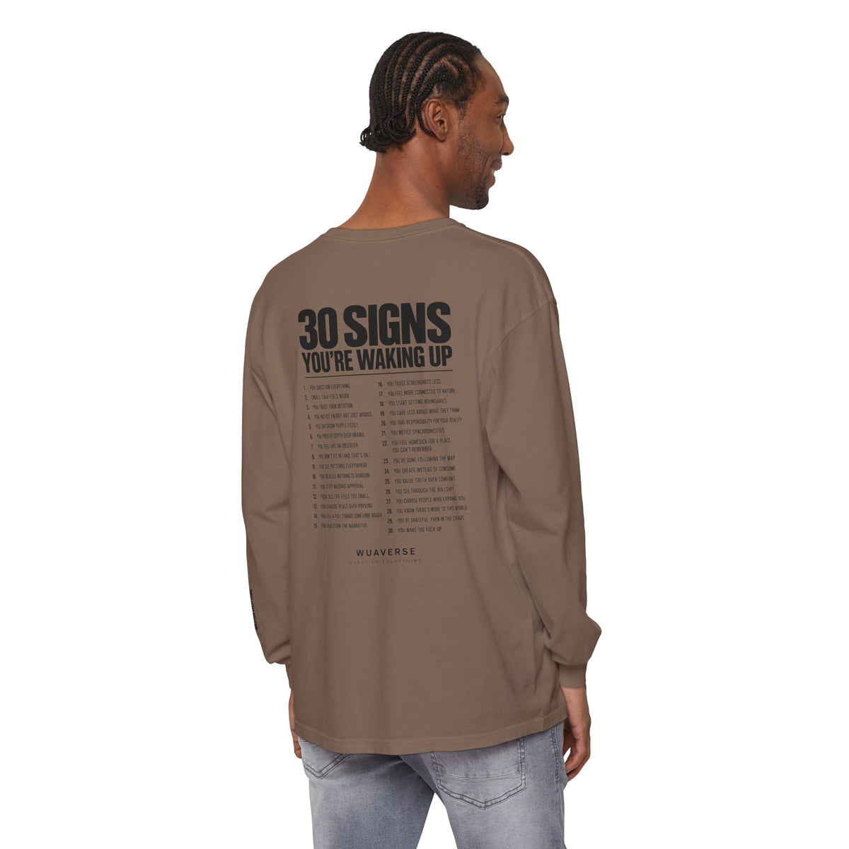 30 Signs You’re Waking Up Long Sleeve Tee