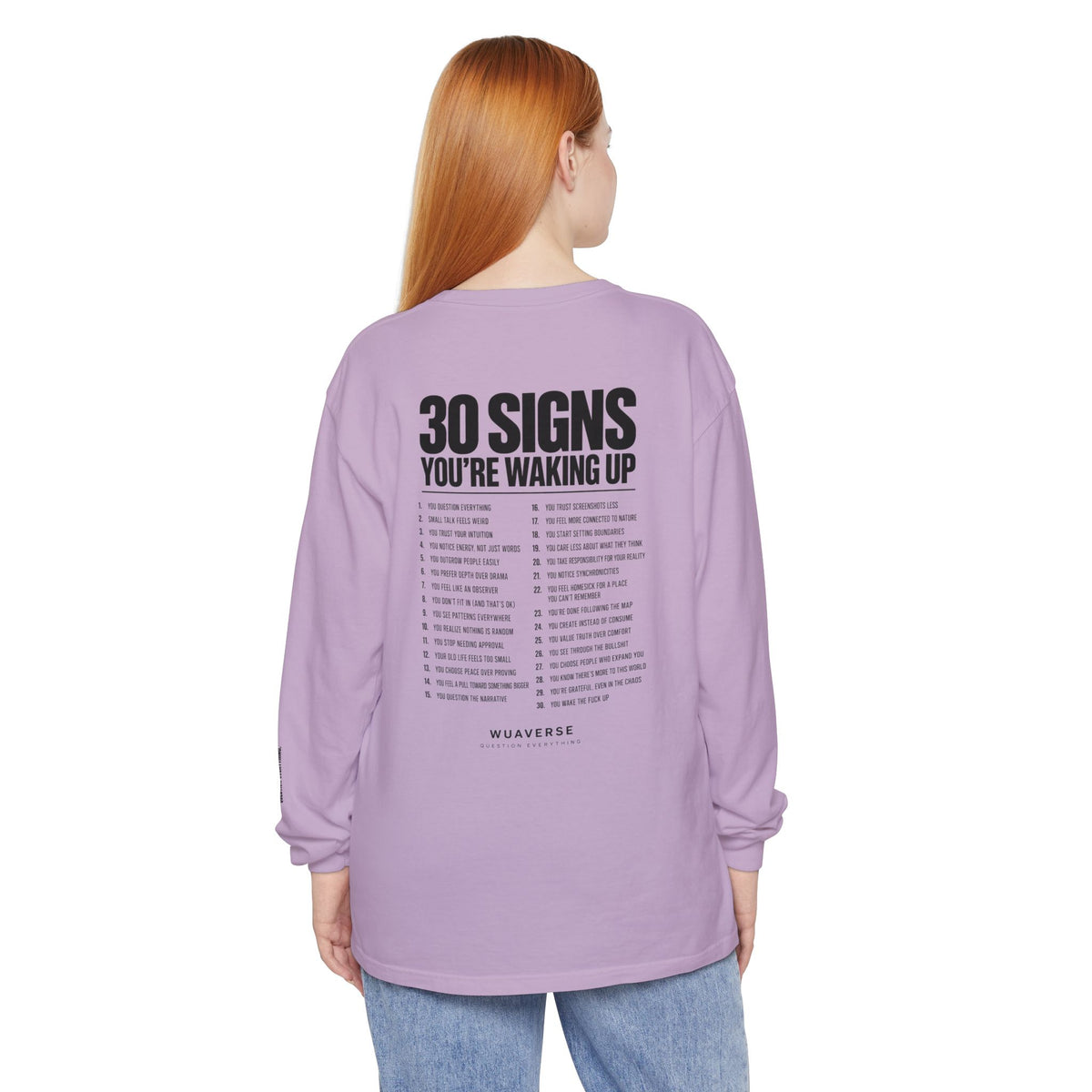 30 Signs You’re Waking Up Long Sleeve Tee