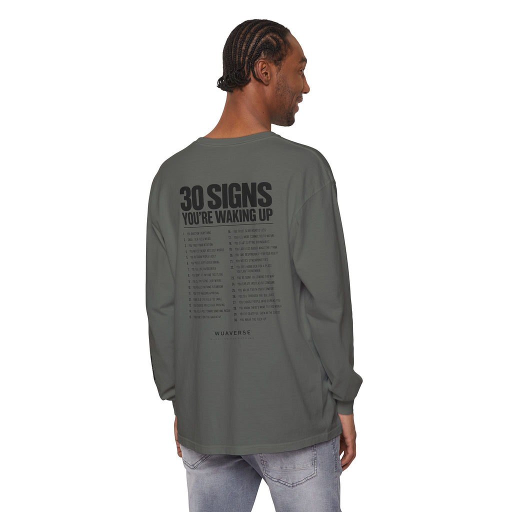 30 Signs You’re Waking Up Long Sleeve Tee