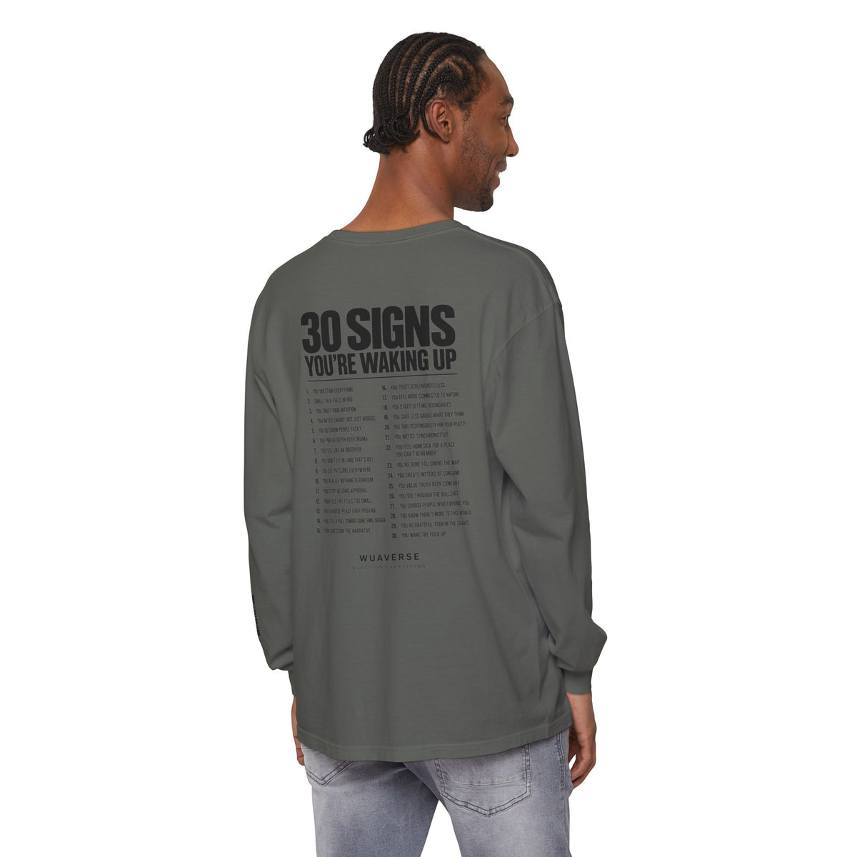 30 Signs You’re Waking Up Long Sleeve Tee