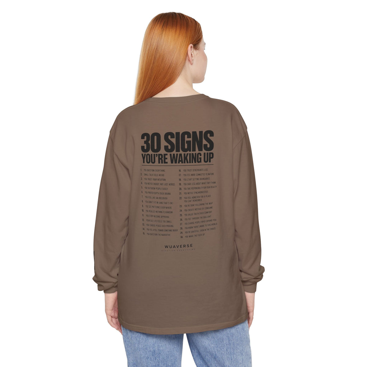 30 Signs You’re Waking Up Long Sleeve Tee