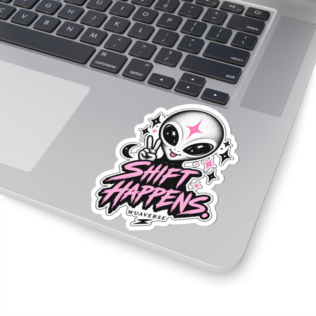 Shift Happens Alien Sticker