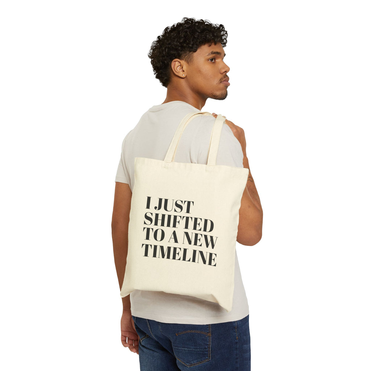 I Just Shifted to a New Timeline Tote Bag