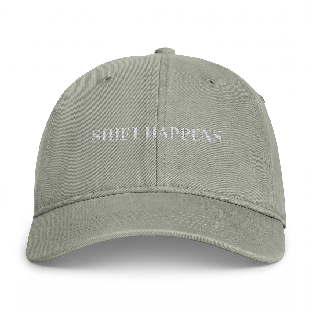 SHIFT HAPPENS Coastal Washed Cap