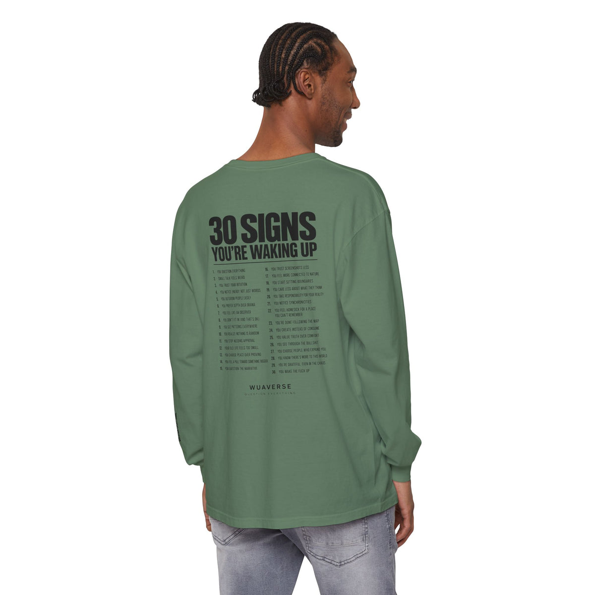30 Signs You’re Waking Up Long Sleeve Tee