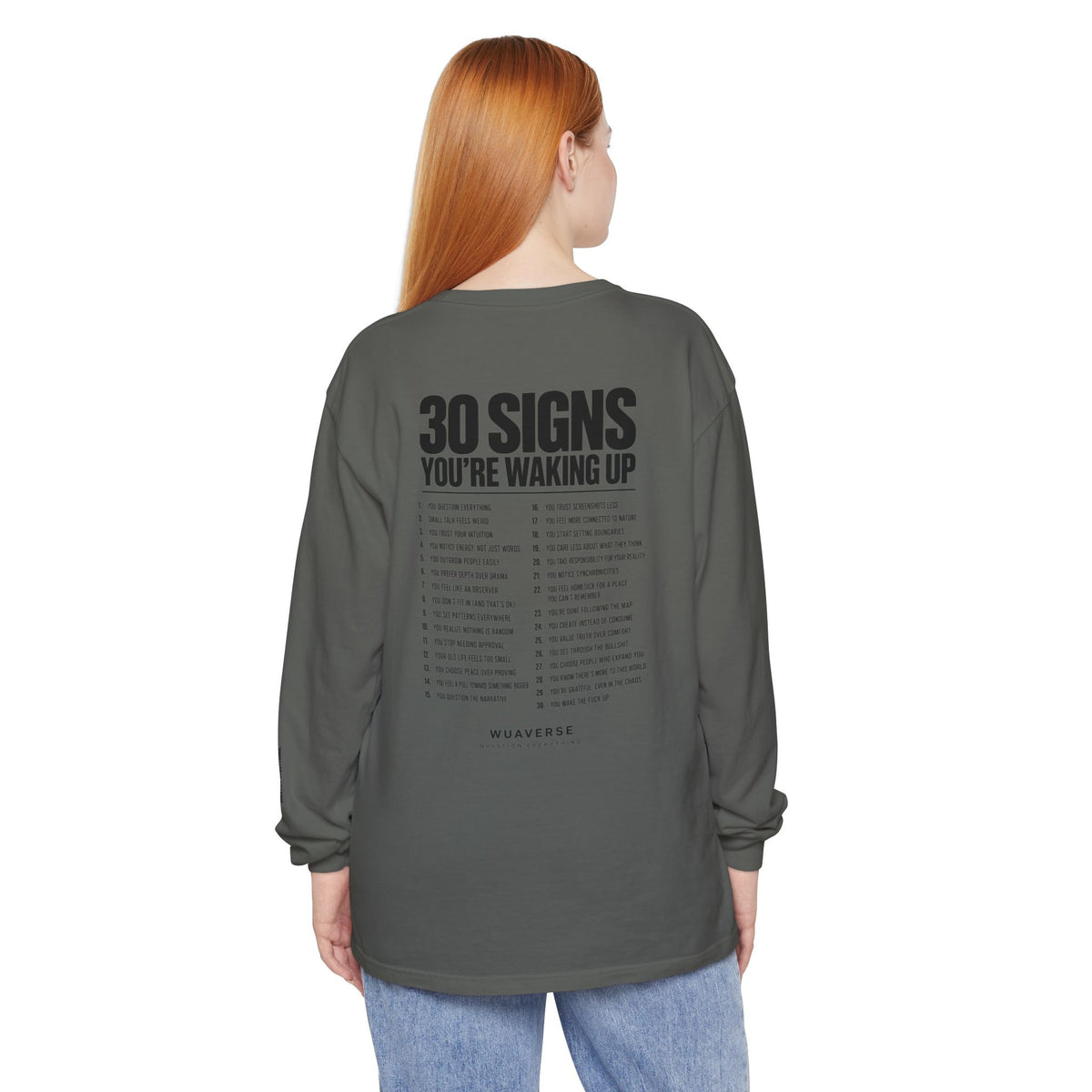 30 Signs You’re Waking Up Long Sleeve Tee