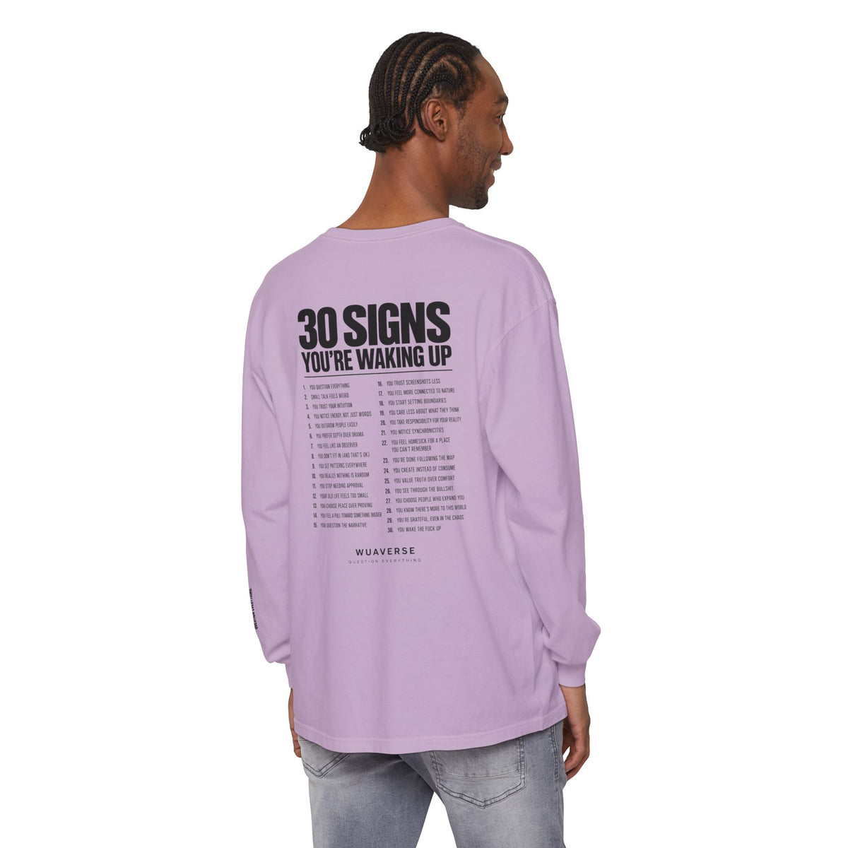 30 Signs You’re Waking Up Long Sleeve Tee