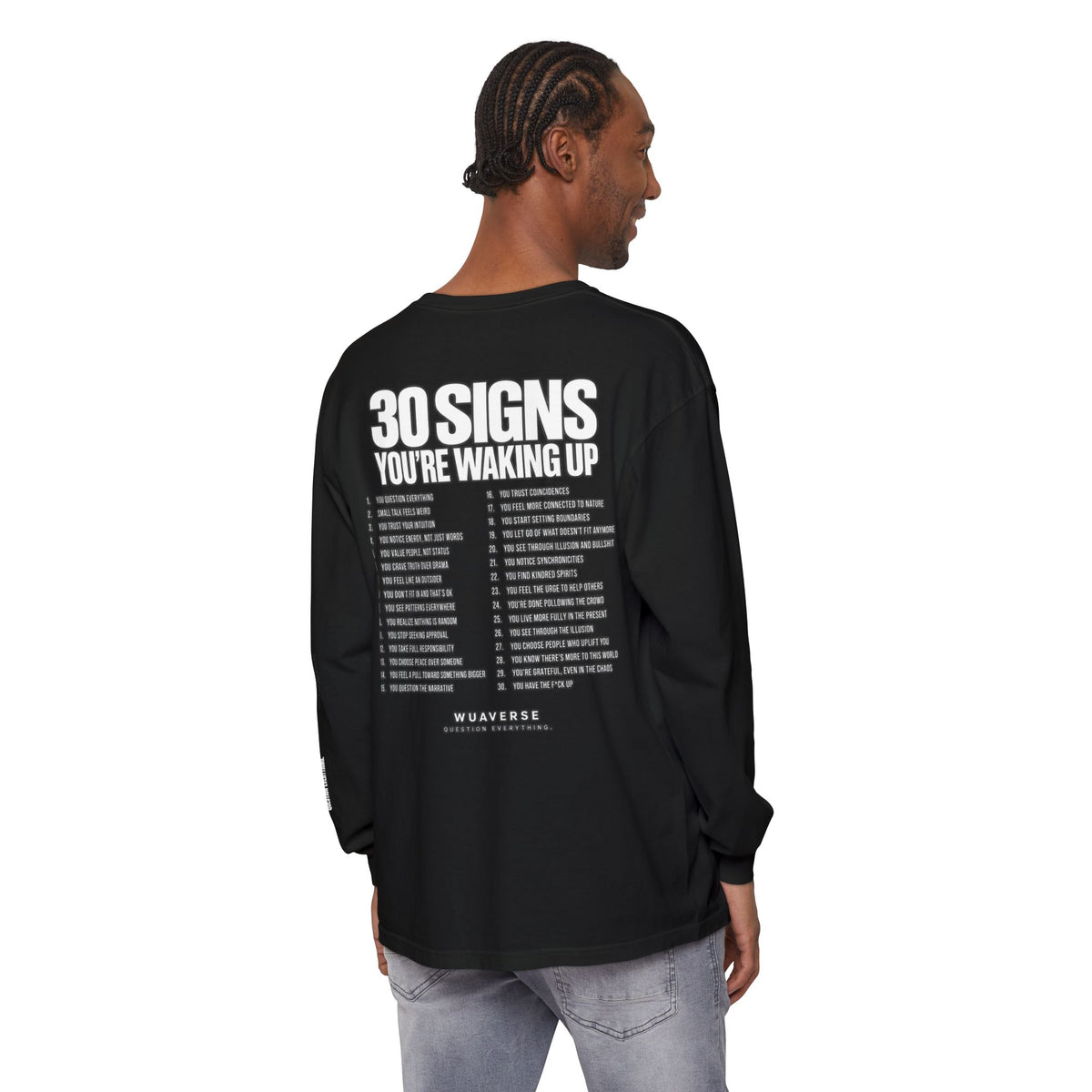 30 Signs You’re Waking Up Long Sleeve Tee
