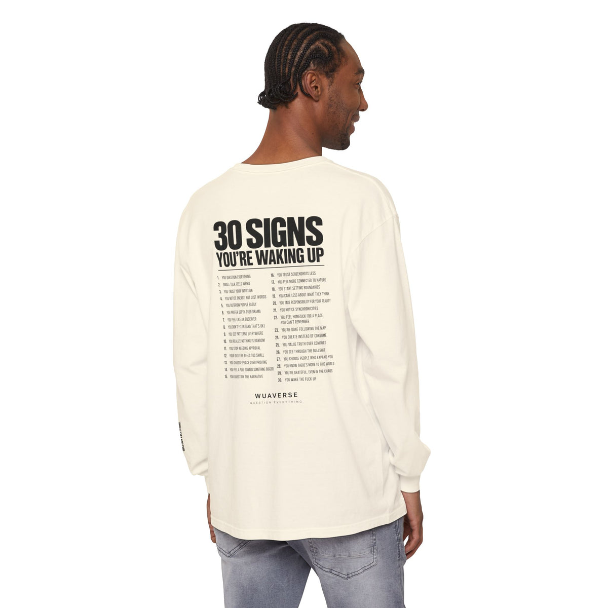 30 Signs You’re Waking Up Long Sleeve Tee